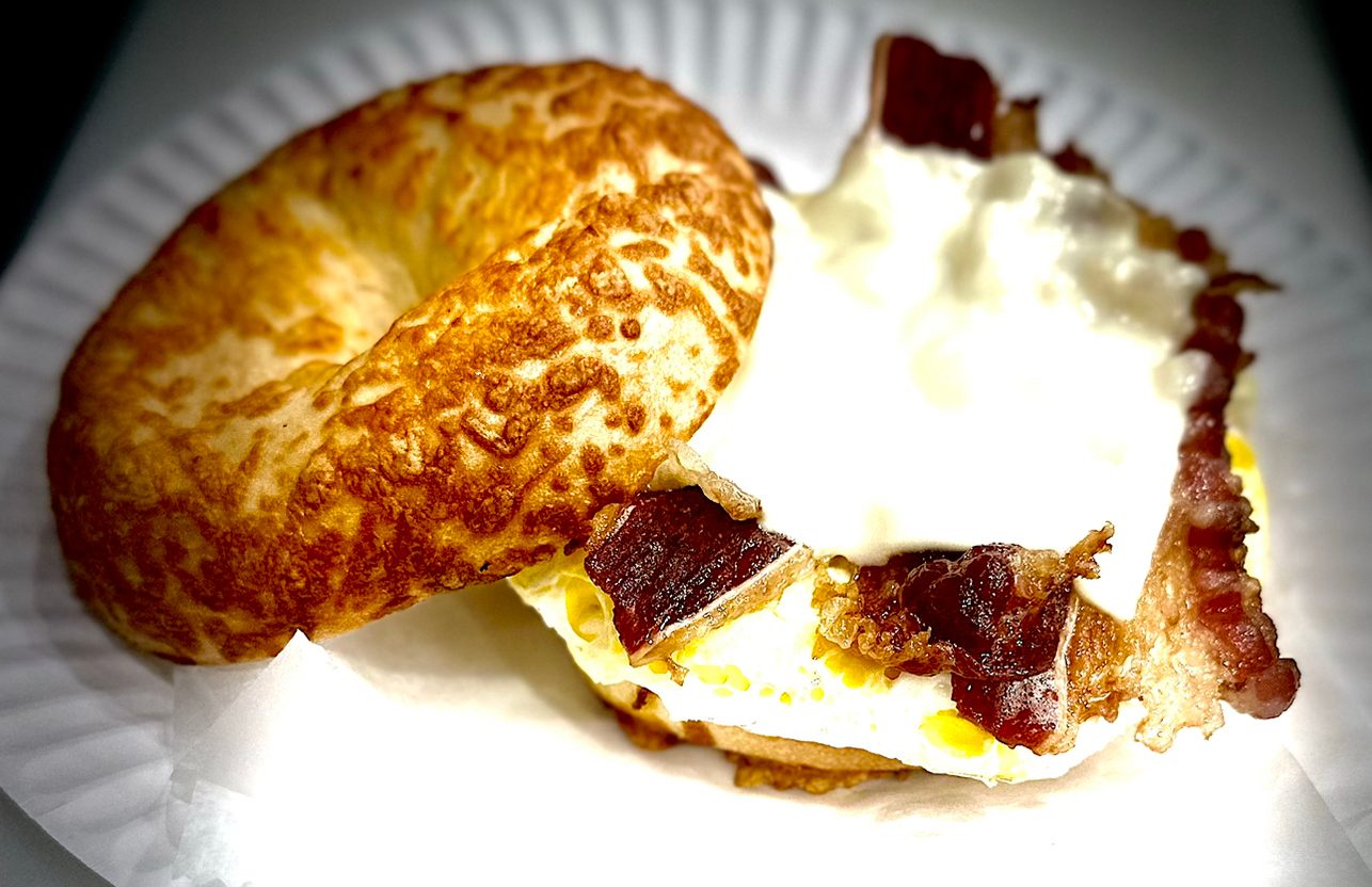 Bacon, Egg & Cheese Sandwich.